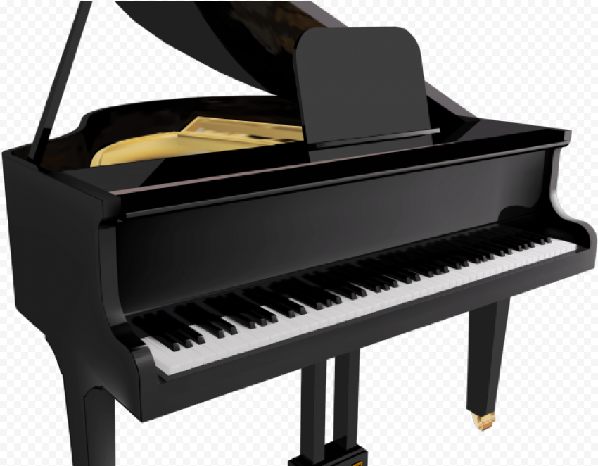 Grand Piano Keyboard PNG File