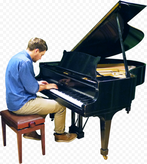Grand Piano Keyboard Transparent PNG