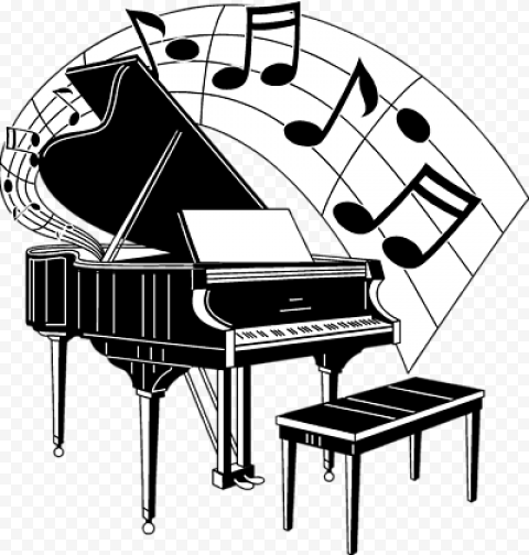 Piano Music Note Clip Art PNG