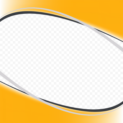 Yellow Wave Transparent Background