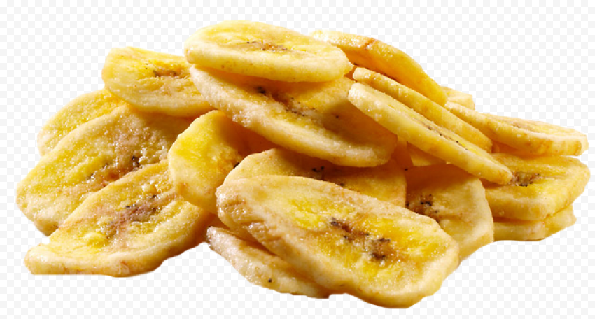 Dried Banana Chips PNG
