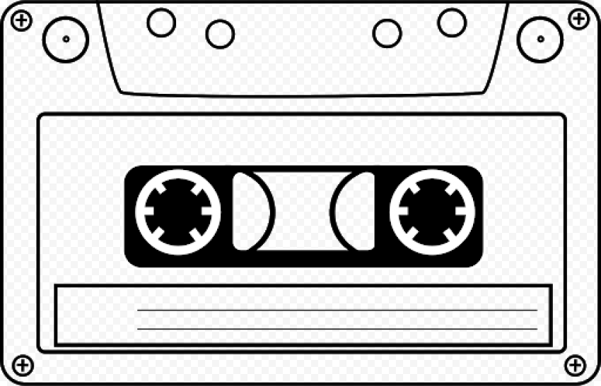 Audio Cassette PNG Transparent HD Photo