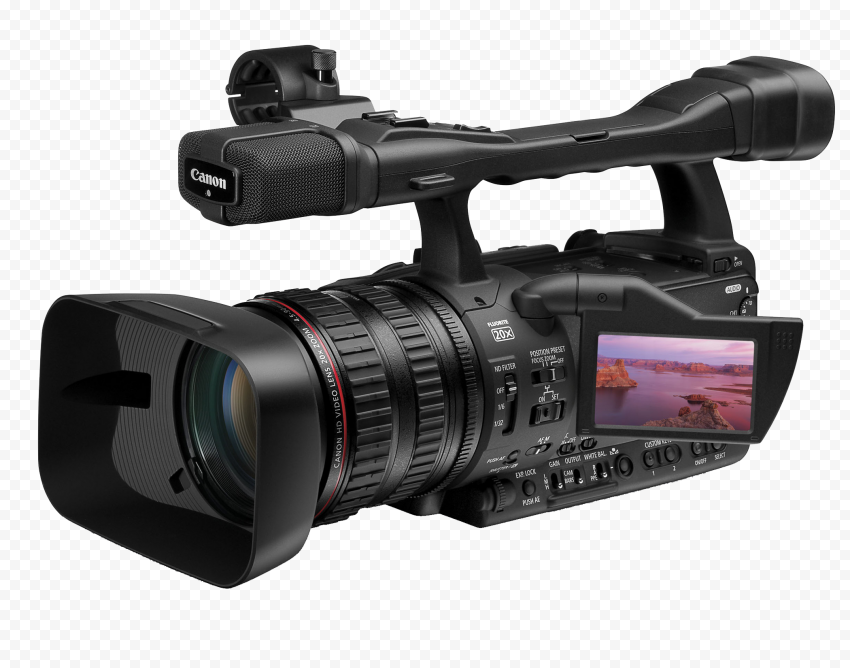 Professional Video Camera PNG Image