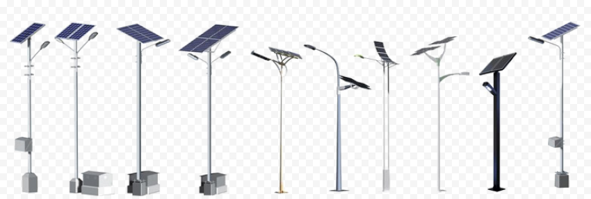 Solar Street Light PNG Free Download