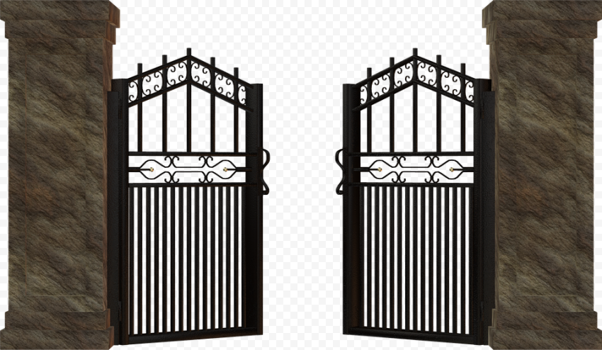 Open Gate Transparent PNG
