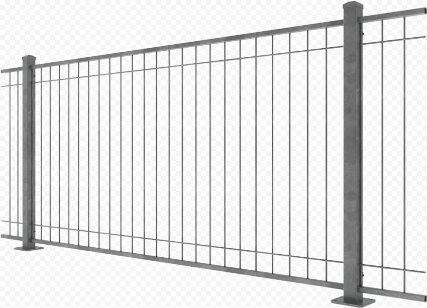 Metal Steel Gate PNG File