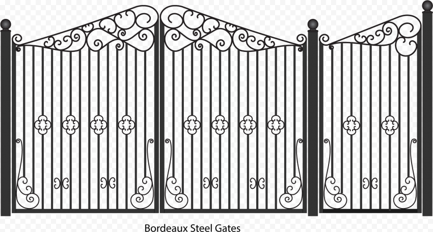 Steel Gate PNG File