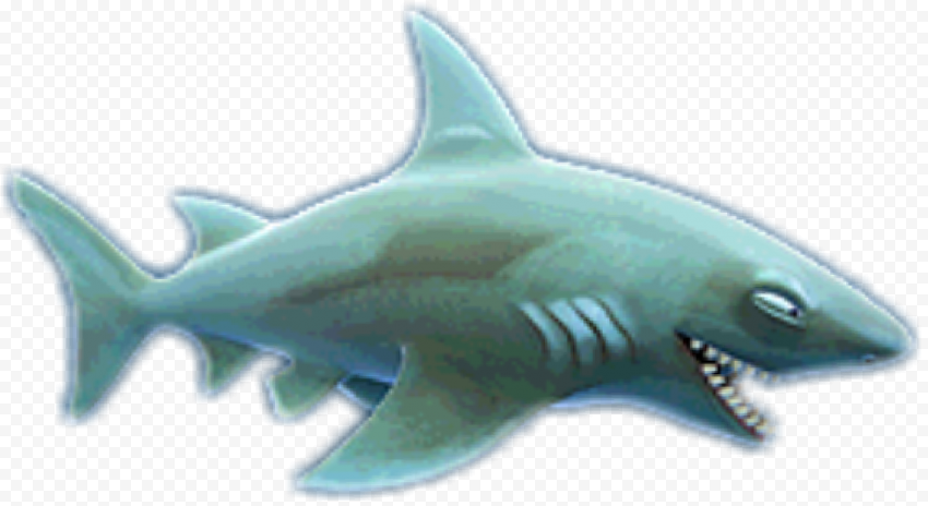 Blue Megalodon Shark PNG Free Download