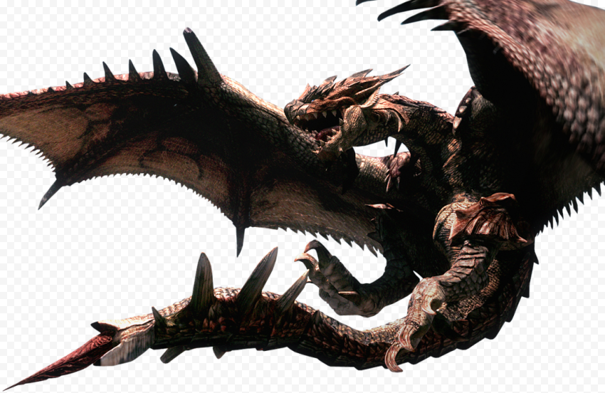 Realistic Dragon PNG File
