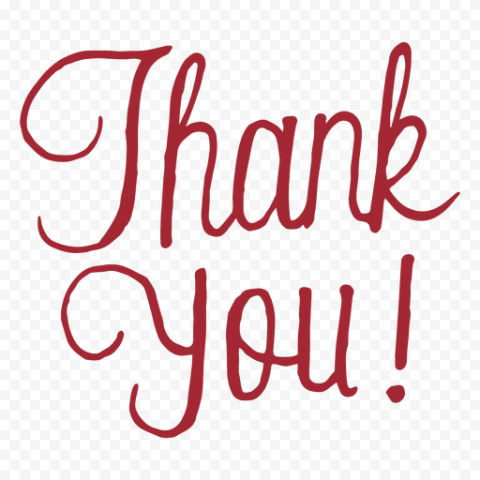 Animated Thank You PNG Isolated Clipart
