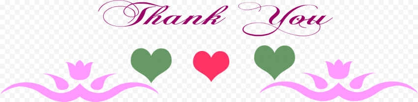 Thank You PNG Isolated Picture