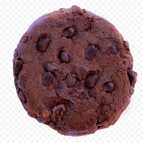 Dark Chocolate Cookie PNG File
