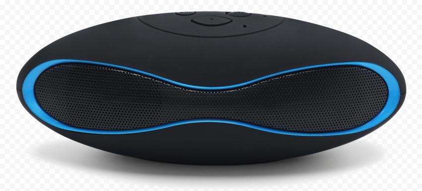 Black Bluetooth Speaker PNG HD