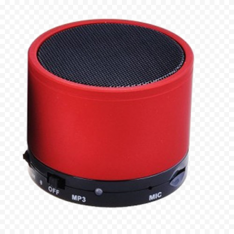 Red Bluetooth Speaker PNG Photos