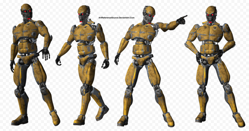 Machining Robot PNG Image