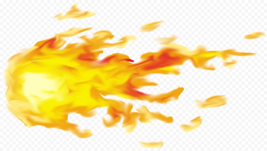 Fireball Burning Transparent PNG