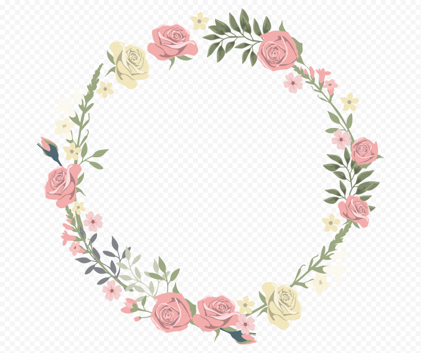 Flower Border PNG Photo