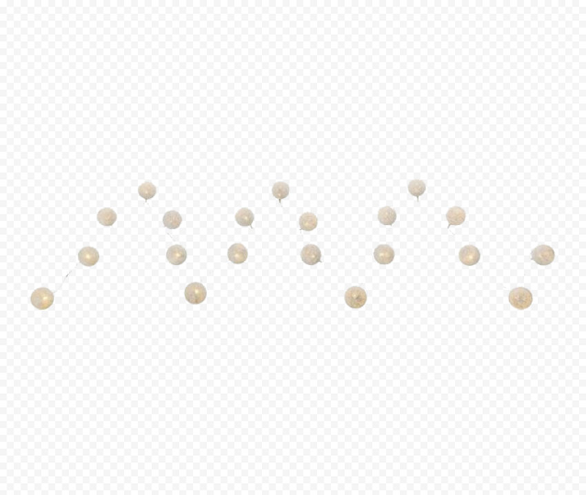 Star Garland PNG Background Image