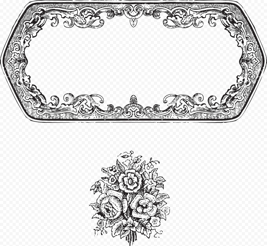 Vintage Border Frame PNG HD