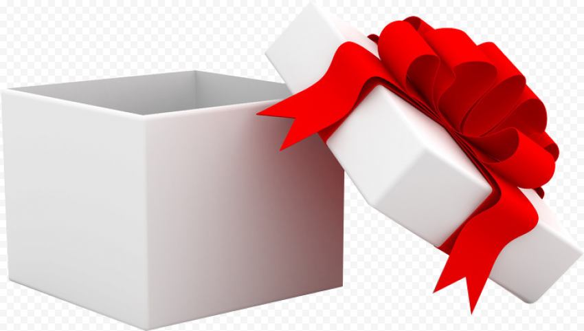 Open Christmas Gift PNG File
