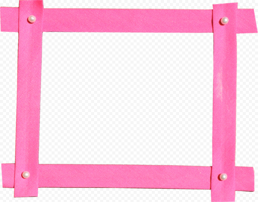 Fuchsia Border Frame Transparent Background