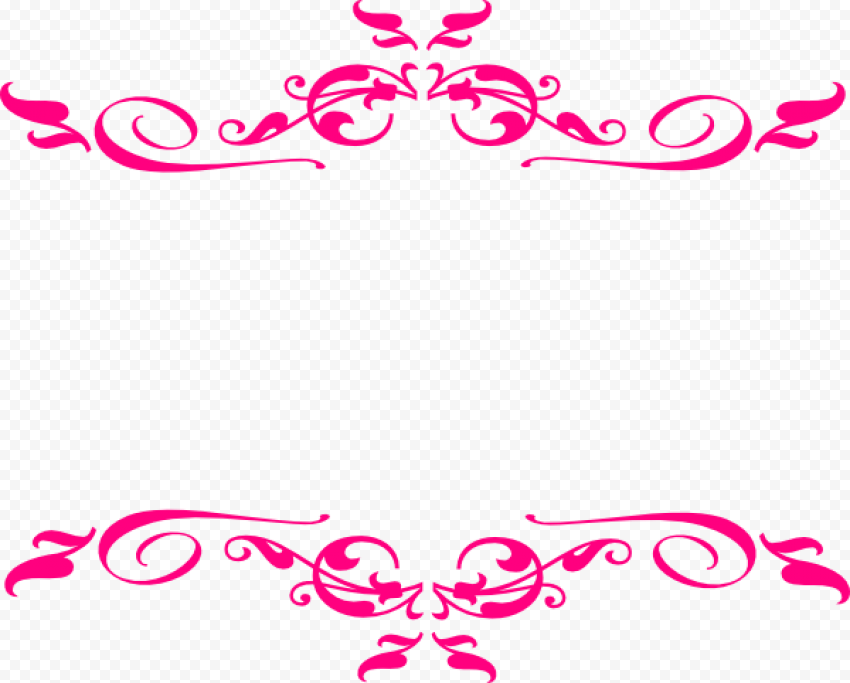 Fuchsia Border PNG Pic