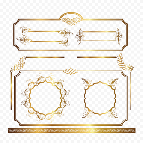 Pattern Border PNG Background Image