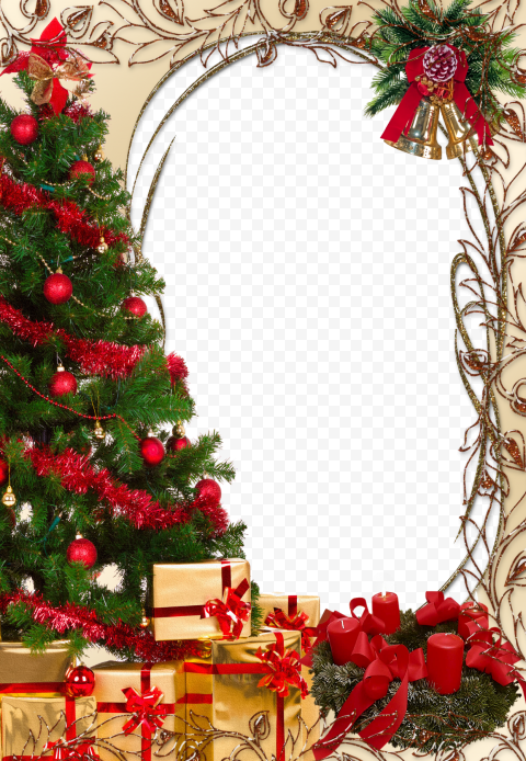 Christmas Collage Transparent PNG
