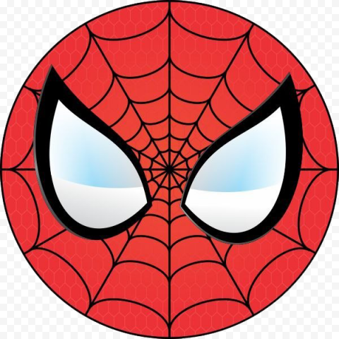Spider Man Mask Logo PNG Clipart