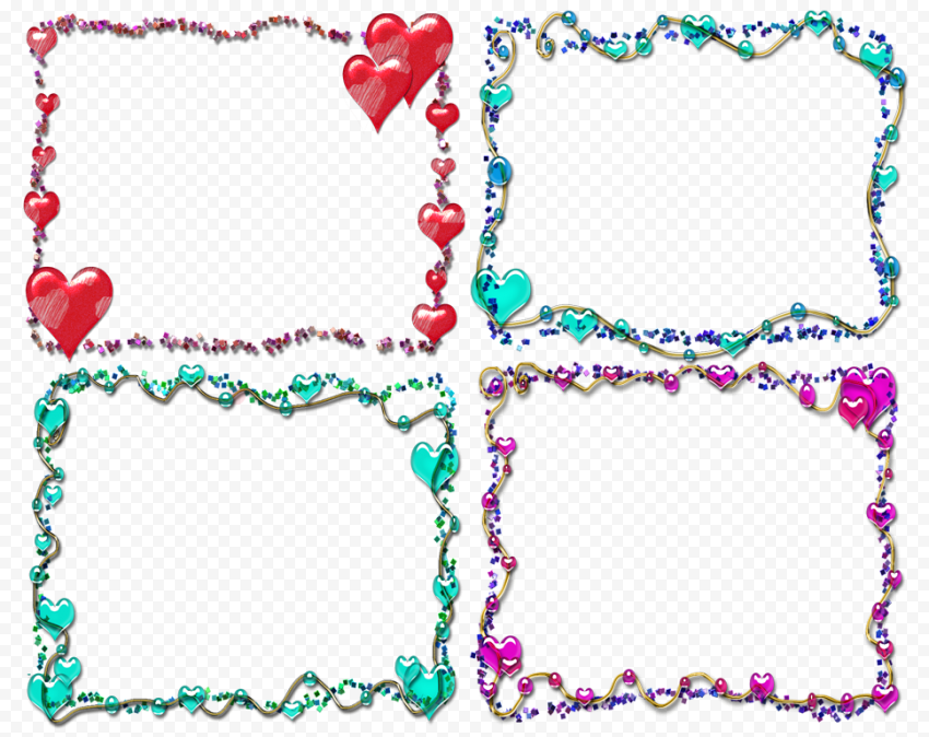 Girly Border PNG Clipart