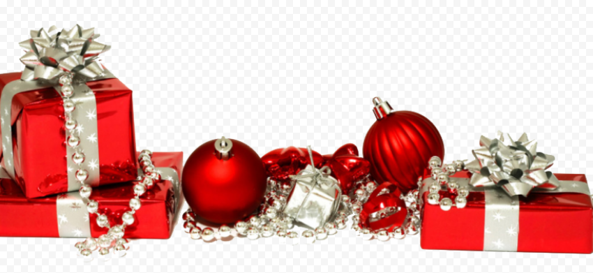 Red Christmas Bauble PNG Transparent