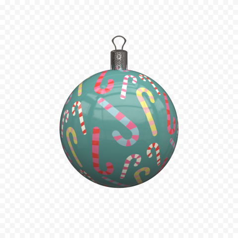 Blue Christmas Bauble PNG HD