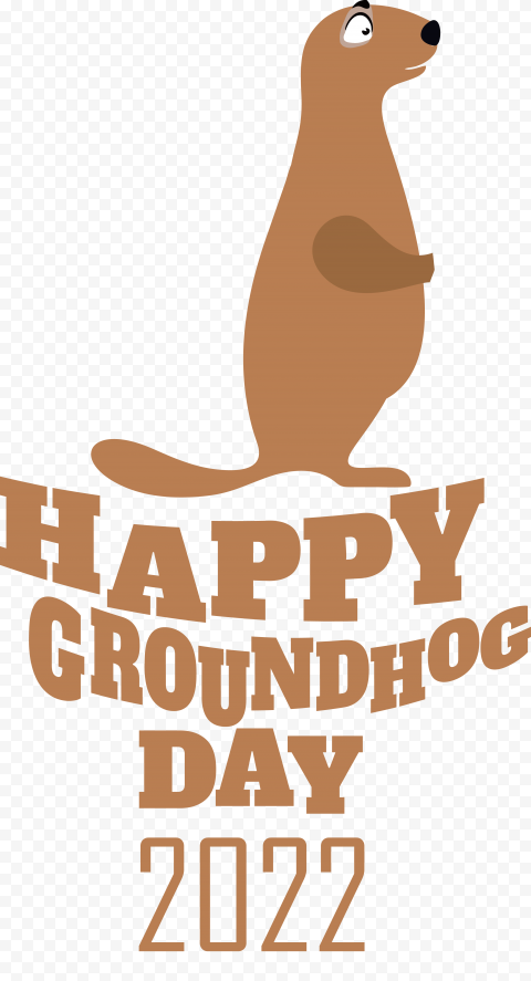 Happy groundhog day 2022 png