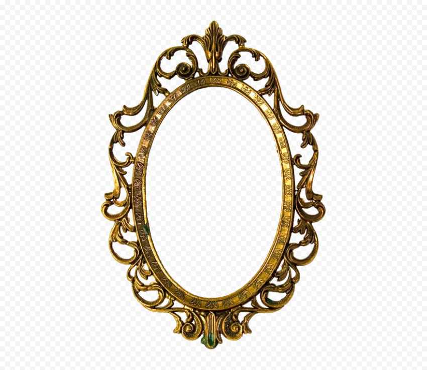 Gold Retro Decorative Frame PNG Clipart