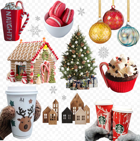 Aesthetic Christmas PNG Transparent Image