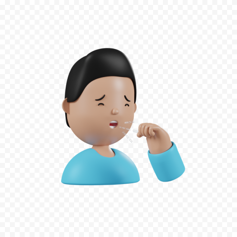 Coughing, symptom, coronavirus, corona, virus, covid, covid19, covid 19, corona virus, Covid 19 3D icon