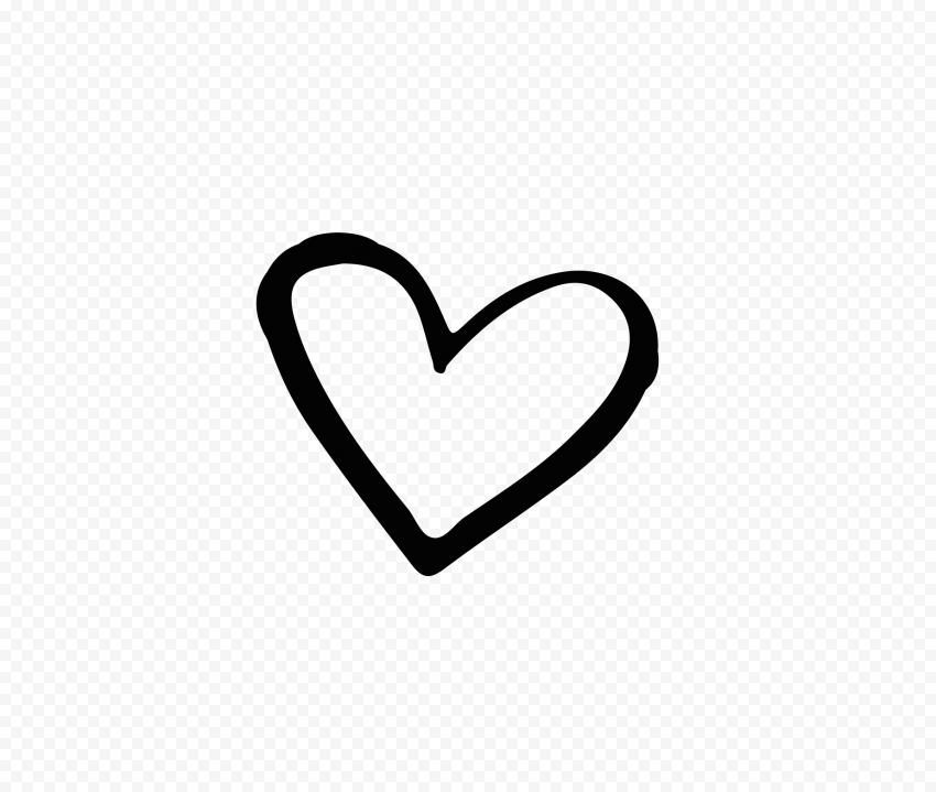 Brand Black and white Heart, Hand drawn heart shaped, heart shape illustration, love, white, text
