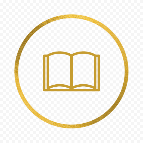 instagram icon gold book reading