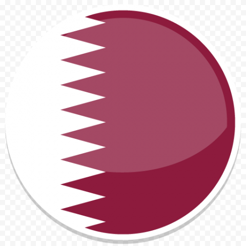 Round white and brown illustration, circle line font, Qatar, flag, magenta, round World Flags