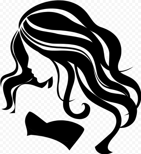 Woman, beauty salon, white, people, monochrome