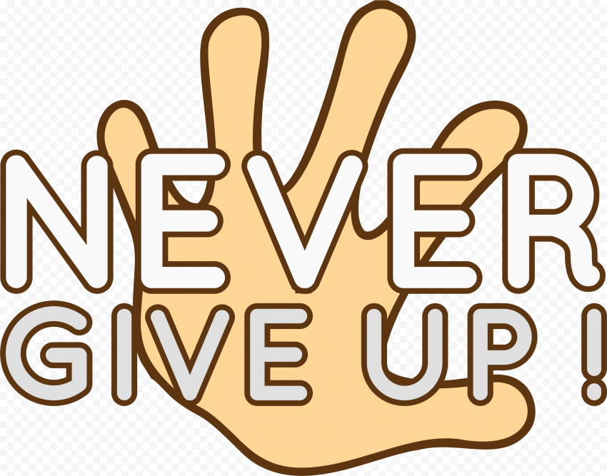 Thumb Brand Human behavior Food, Never Give Up, food, text, hand