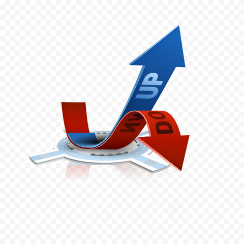 Market Binary option Foreign Exchange Market, Arrow pattern, blue, text, investment