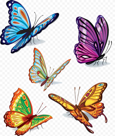 Butterfly, Butterflies, animals, brush Footed Butterfly, graphic Arts
