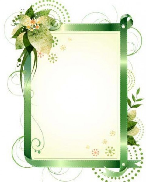 floral frames vectors1 background