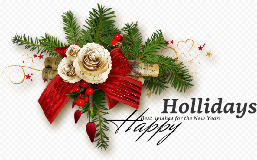 happy holidays   christmas ornament PNG image with transparent background