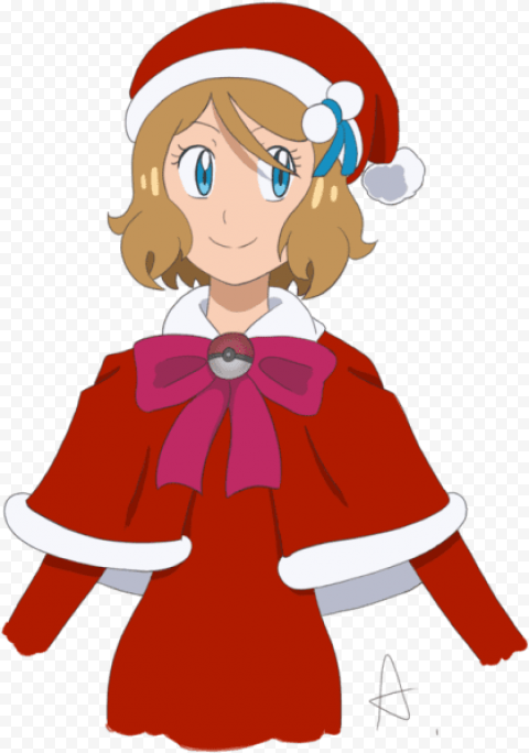 happy holidays with serena   cartoo PNG image with transparent background