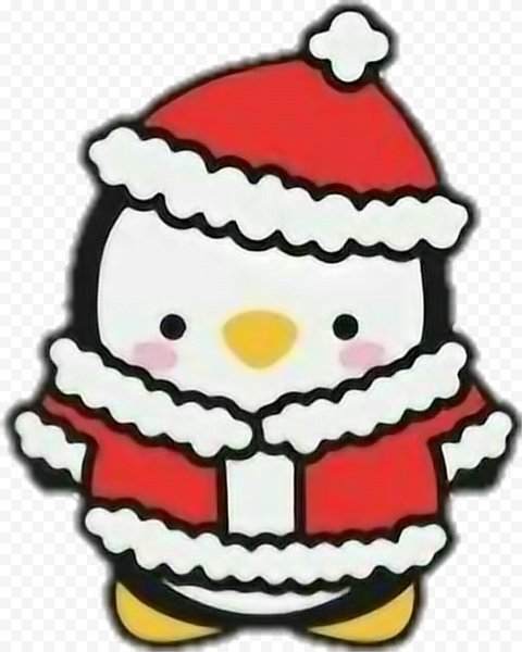 Christmas Kawaii PNG Transparent HD Photo
