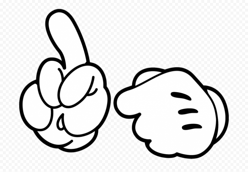 Download mickey mouse hand clipart png photo