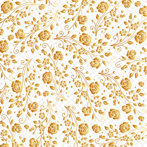 Brown floral template, Motif Pattern, painted gold pattern, watercolor Painting, textile, geometric Pattern