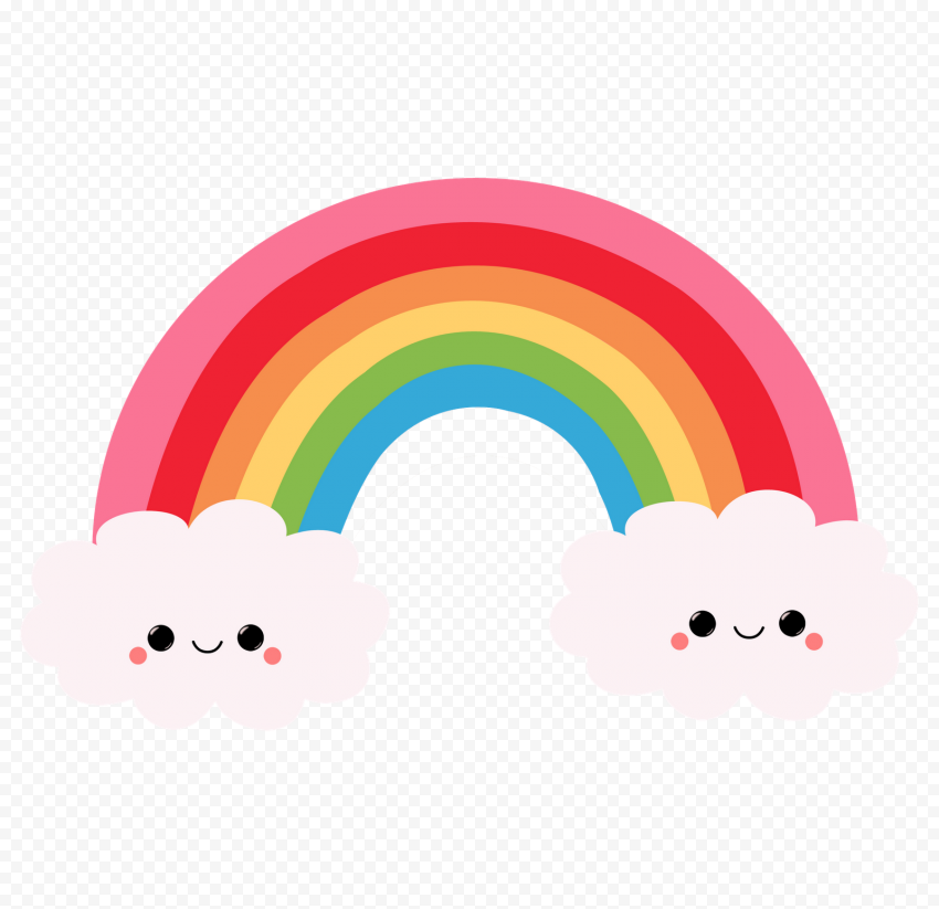 Rainbow Cartoon Drawing, rainbow, tshirt, cloud, color